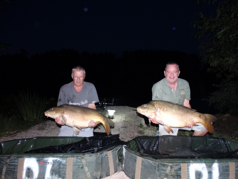 Bob Wyard 32lb  Peter Leaver 43lb