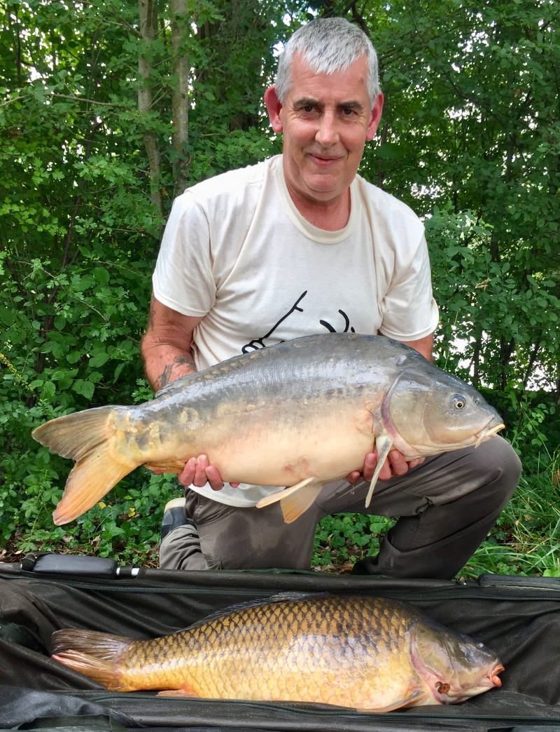 Ian Young 34lb 8oz and 28lb 8oz