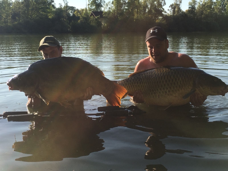 Ben Warren 47lb 5oz and Craig Brigdon 51lb