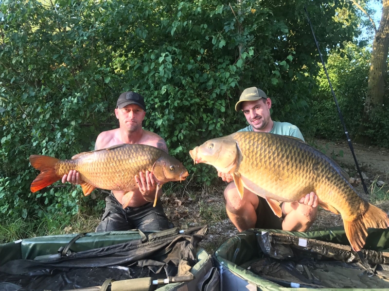 Mick Bacon 30lb and Ben Warren 42lb