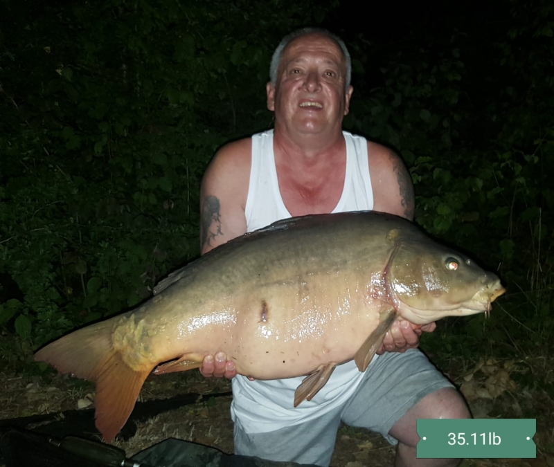 Allan Wright 35lb mirror