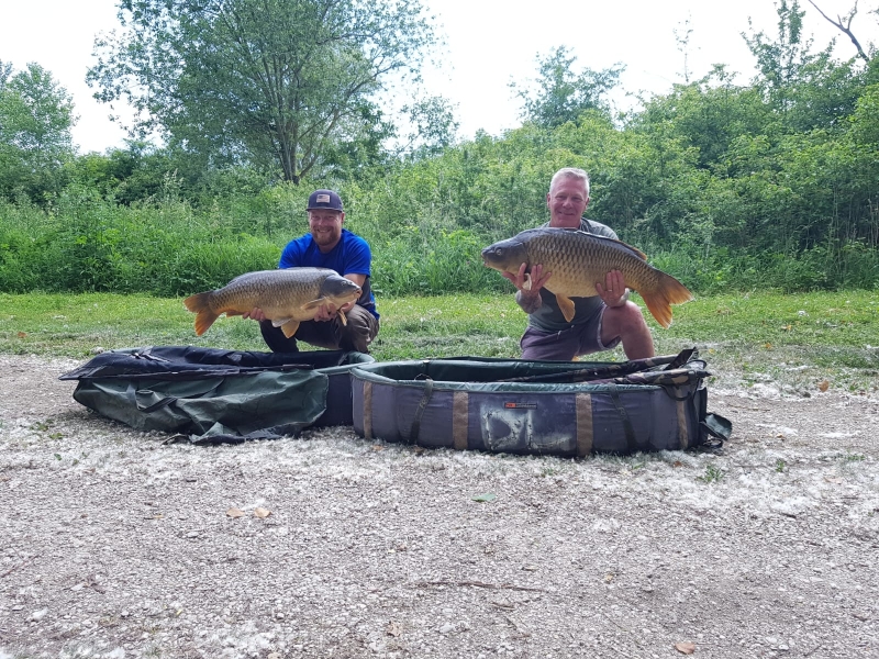 Dean and Tony Bridgart 32lb and 22lb 5oz