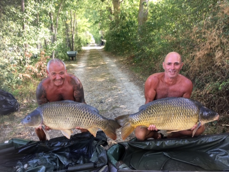 James Walker 36lb 8oz and 39lb double take