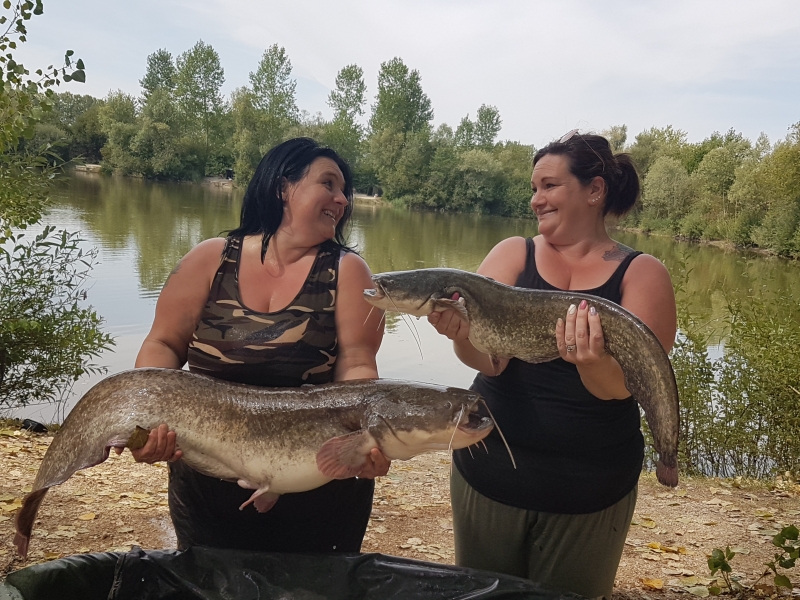 Clare and Shell 31lb 10oz and 10lb 12oz